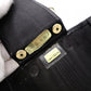 CHANEL Caviar Skin Key Case, Leather, Black, 6-ring, Coco Logo