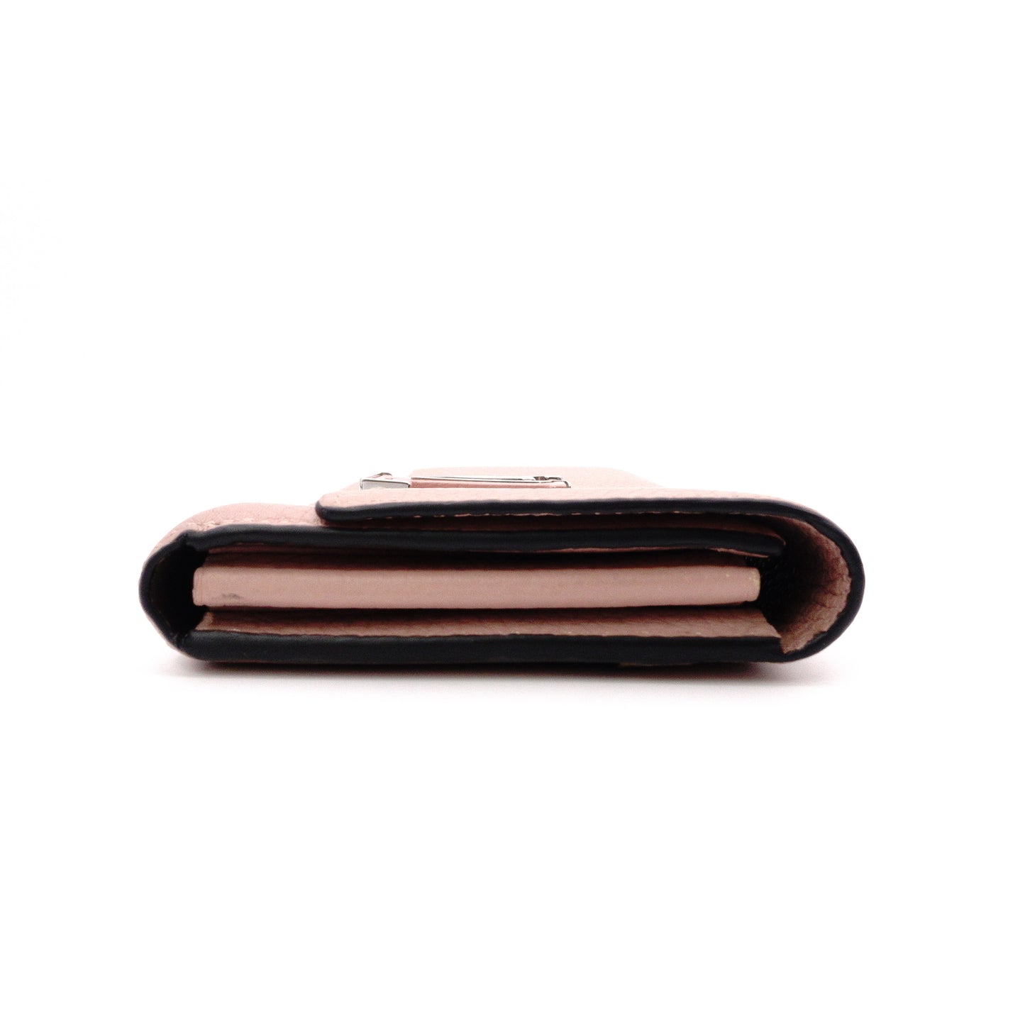 Louis Vuitton Portofolio Capucines Long Wallet, Leather, Pink, LV, Silver Hardware