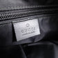 GUCCI GG Supreme Shoulder Bag, PVC Leather, Gray, Crossbody