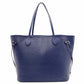 LOUIS VUITTON Neverfull MM Epi Tote Bag, Leather, Blue