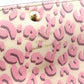 LOUIS VUITTON Leopard Sara Bronco Corail Monogram Canvas Long Wallet, PVC, Brown