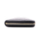 CHANEL Caviar Skin Matelassé Long Wallet, Leather, Black, with Gold Hardware