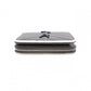 SAINT LAURENT Cassandra Bifold Wallet, Leather, Grey, YSL Logo, White