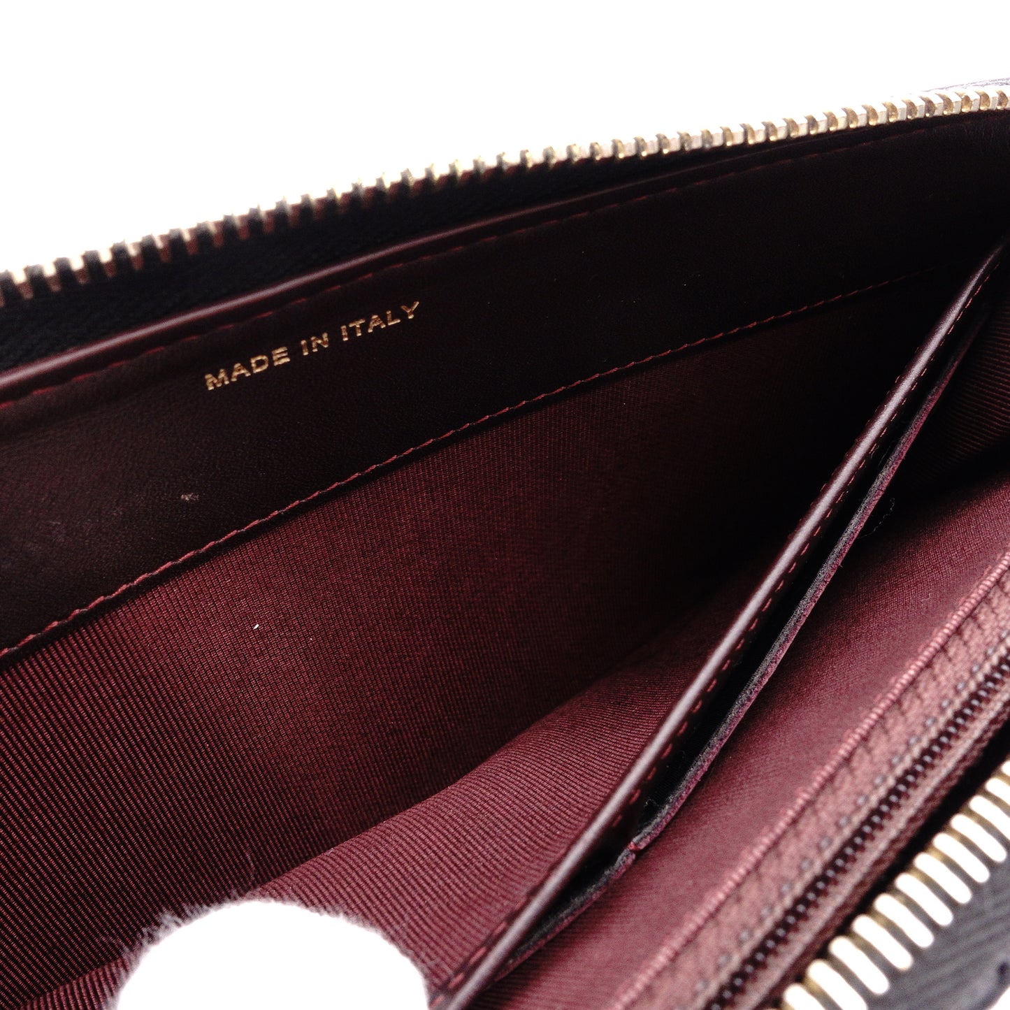 CHANEL Caviar Skin Matelassé Long Wallet, Leather, Black, with Gold Hardware