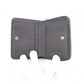 SAINT LAURENT Cassandra Bifold Wallet, Leather, Grey, YSL Logo, White