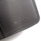 SAINT LAURENT Cassandra Bifold Wallet, Leather, Grey, YSL Logo, White