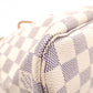 LOUIS VUITTON Neverfull PM Monogram Azur Tote Bag (White)