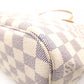 LOUIS VUITTON Neverfull PM Monogram Azur Tote Bag (White)