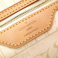 LOUIS VUITTON Neverfull PM Monogram Azur Tote Bag (White)