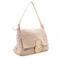 FENDI Mamma Bucket Zucca Shoulder Bag, Canvas/Leather, Pink-Beige Tones