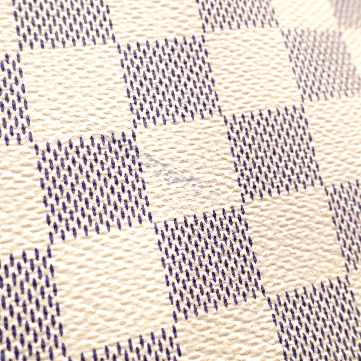 LOUIS VUITTON Neverfull PM Monogram Azur Tote Bag (White)