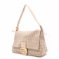 FENDI Mamma Bucket Zucca Shoulder Bag, Canvas/Leather, Pink-Beige Tones