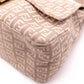 FENDI Mamma Bucket Zucca Shoulder Bag, Canvas/Leather, Pink-Beige Tones