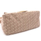FENDI Mamma Bucket Zucca Shoulder Bag, Canvas/Leather, Pink-Beige Tones