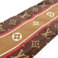 LOUIS VUITTON ルイ・ヴィトン ツイリー バンドー　BB スカーフ シルク ブラウン系【中古】 レディース