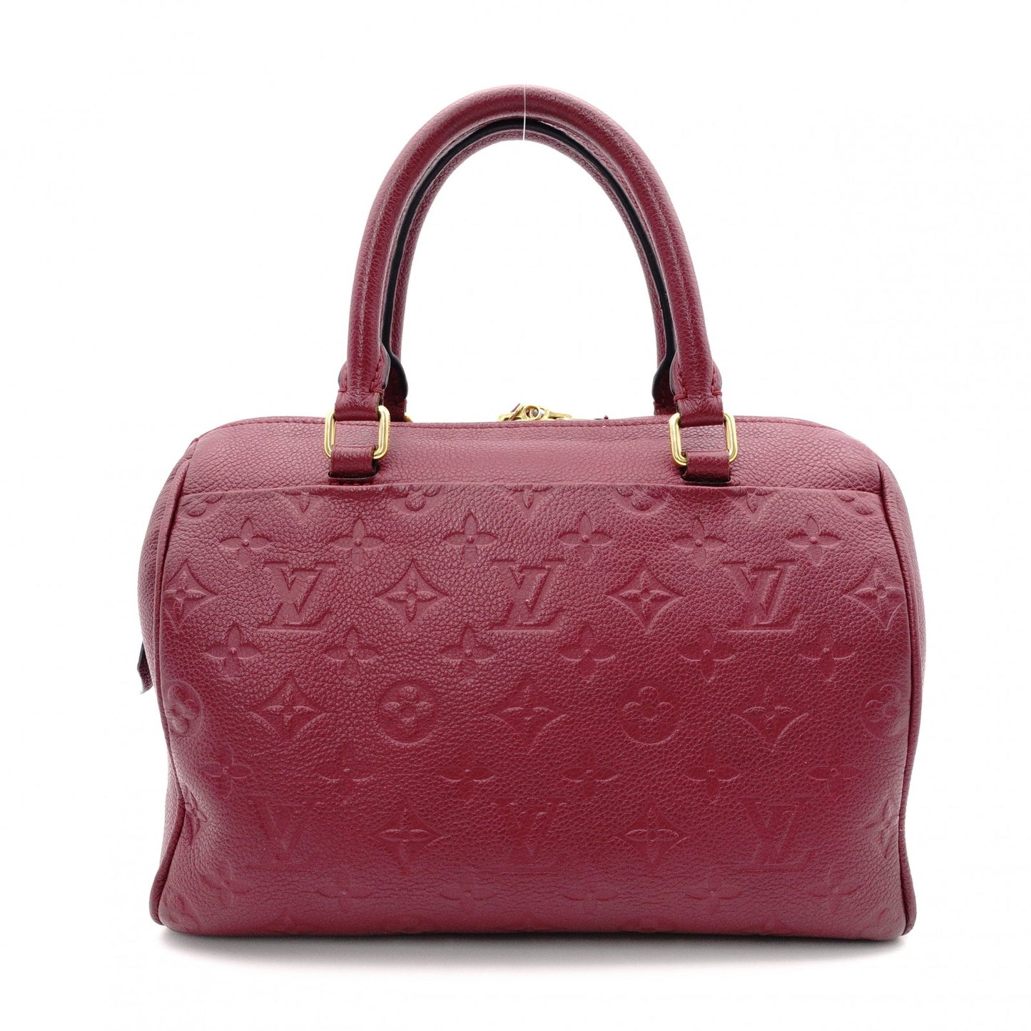 LOUIS VUITTON Speedy Bandoulière 25 Implant Handbag (Red) 2-Way