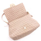 FENDI Mamma Bucket Zucca Shoulder Bag, Canvas/Leather, Pink-Beige Tones