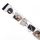 LOUIS VUITTON Twilly Bando BB Scarf, Silk, Black and White