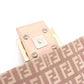 FENDI Mamma Bucket Zucca Shoulder Bag, Canvas/Leather, Pink-Beige Tones