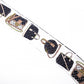 LOUIS VUITTON Twilly Bando BB Scarf, Silk, Black and White