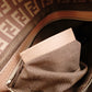 FENDI Mamma Bucket Zucca Shoulder Bag, Canvas/Leather, Pink-Beige Tones