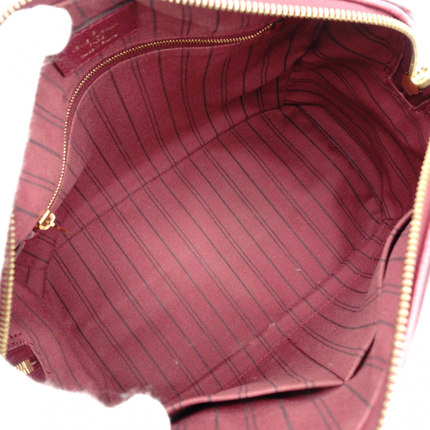 LOUIS VUITTON Speedy Bandoulière 25 Implant Handbag (Red) 2-Way