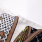 LOUIS VUITTON Twilly Bando BB Scarf, Silk, Black and White