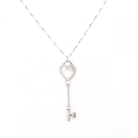 TIFFANY&Co. Tiffany Heart Key Necklace, 925 sterling silver