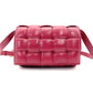 Bottega Veneta Intrecciato Shoulder Bag Padded Cassette Wine Red Leather R801681