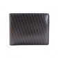 FENDI Zucca Bifold Wallet, Leather, Black, Men's