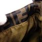 FENDI Mamma Bucket Zucca Shoulder Bag, Canvas and Leather, Brown, FF Logo