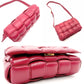 Bottega Veneta Intrecciato Shoulder Bag Padded Cassette Wine Red Leather R801681