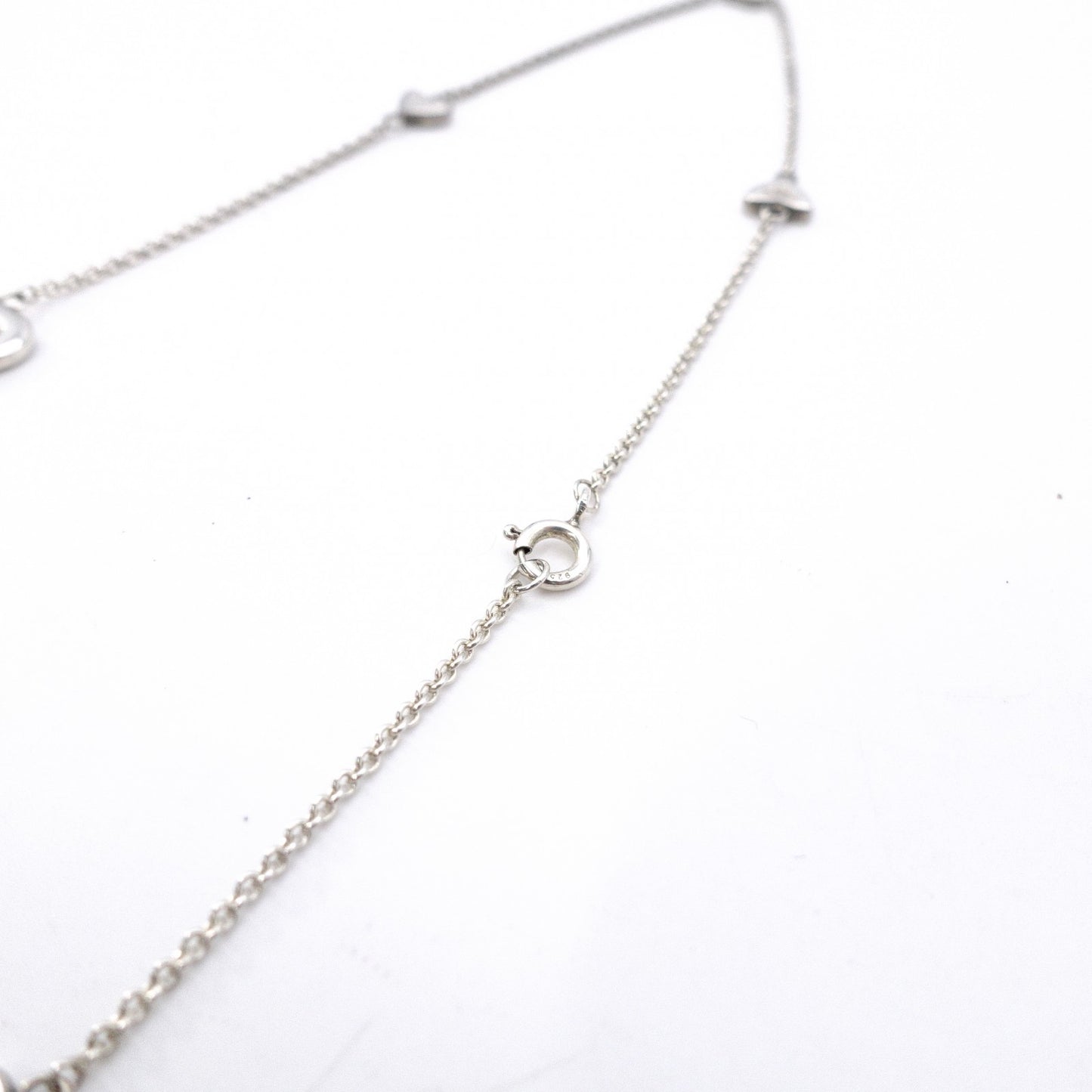 TIFFANY&Co. Tiffany Lariat Heart Link Necklace, 925 silver, silver, heart