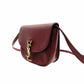 Saint Laurent Solferino Shoulder Bag YSL Burgundy Gold Hardware Leather R8011056