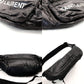 SAINT LAURENT Nux Nylon Body Bag Black Logo Belt Bag Logo Men's Women's R801669