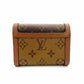 LOUIS VUITTON Monogram Reverse Portefeuille Dauphine Reverse Wallet Folding Wallet Brown R801558