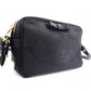 PRADA Prada Logo Jacquard Ribbon Camera Shoulder Bag Canvas Black