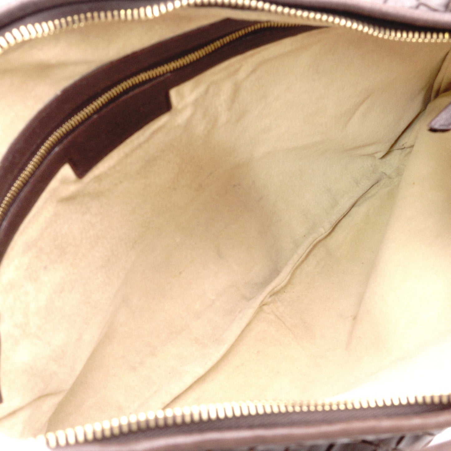 Bottega Veneta Intrecciato Shoulder Bag, Leather, Brown, Hobo