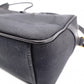 PRADA Prada Logo Jacquard Ribbon Camera Shoulder Bag Canvas Black