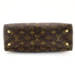 Louis Vuitton V Tote BB 2-Way Handbag Brown × Red Monogram Crossbody 7-9-158