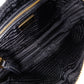 PRADA Prada Logo Jacquard Ribbon Camera Shoulder Bag Canvas Black