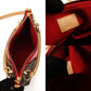 Louis Vuitton V Tote BB 2-Way Handbag Brown × Red Monogram Crossbody 7-9-158