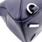 LOEWE Puzzle Small Handbag, Leather, Navy, 2-Way, Silver Hardware