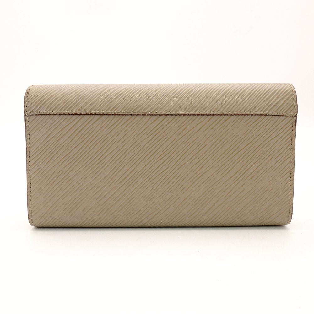 LOUIS VUITTON Epi Twist Epi Galet M67510 Beige Leather Long Wallet with Box Wallet R801578