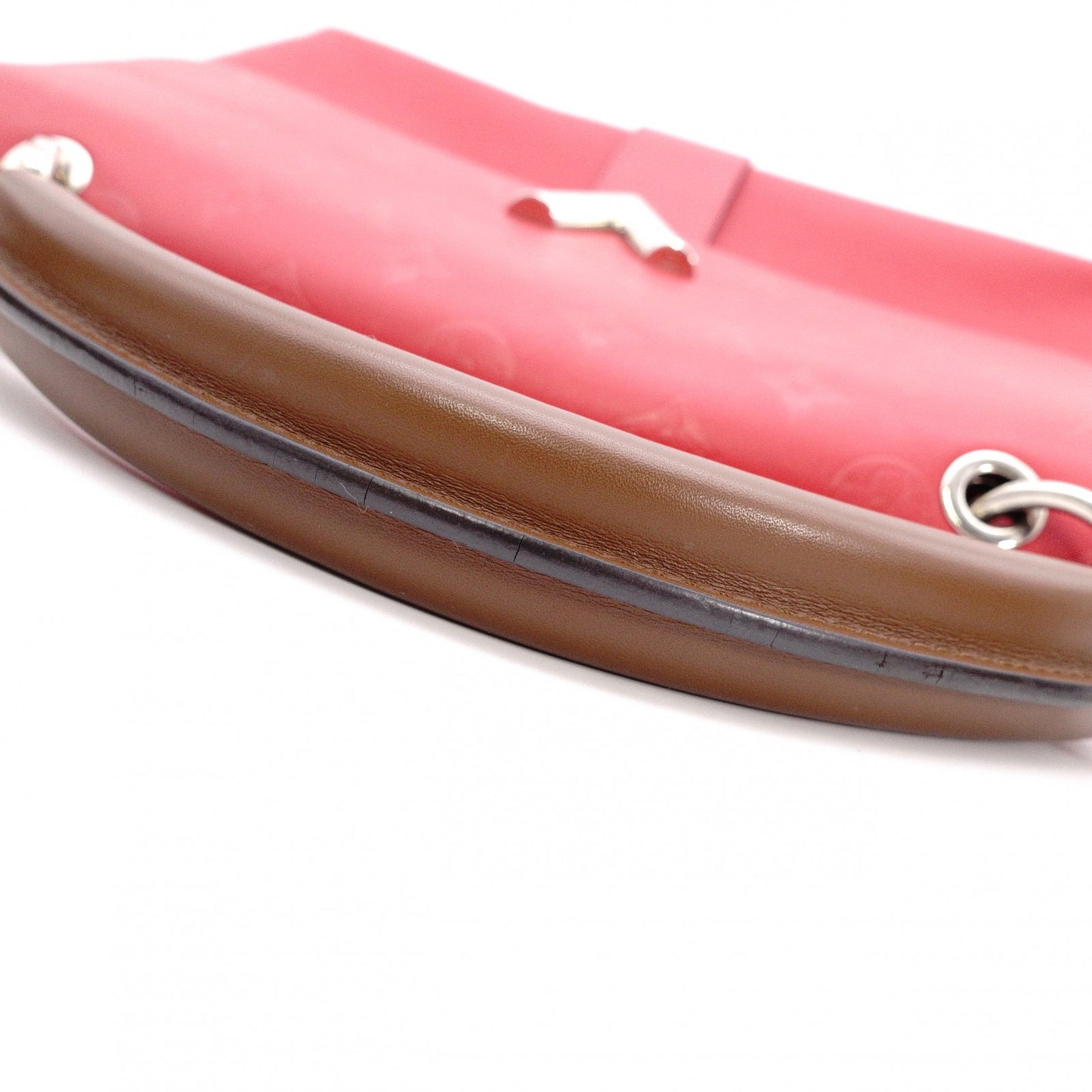 LOUIS VUITTON Verry Single-Handle Bag, Handbag, Leather, Red, 2-way