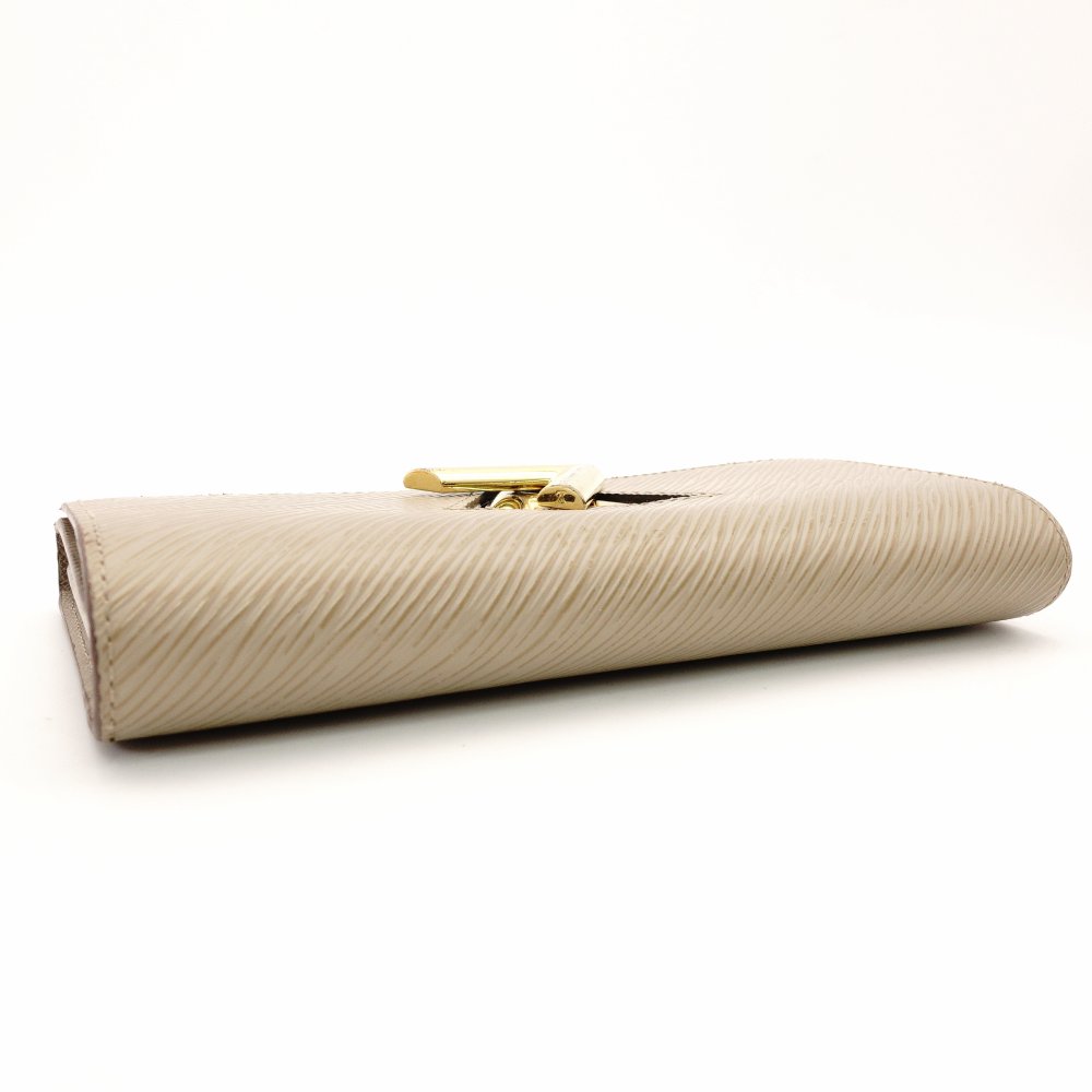 LOUIS VUITTON Epi Twist Epi Galet M67510 Beige Leather Long Wallet with Box Wallet R801578