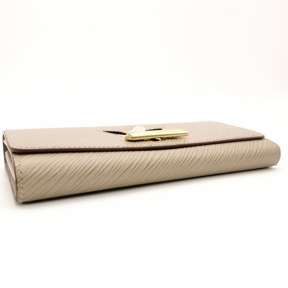 LOUIS VUITTON Epi Twist Epi Galet M67510 Beige Leather Long Wallet with Box Wallet R801578