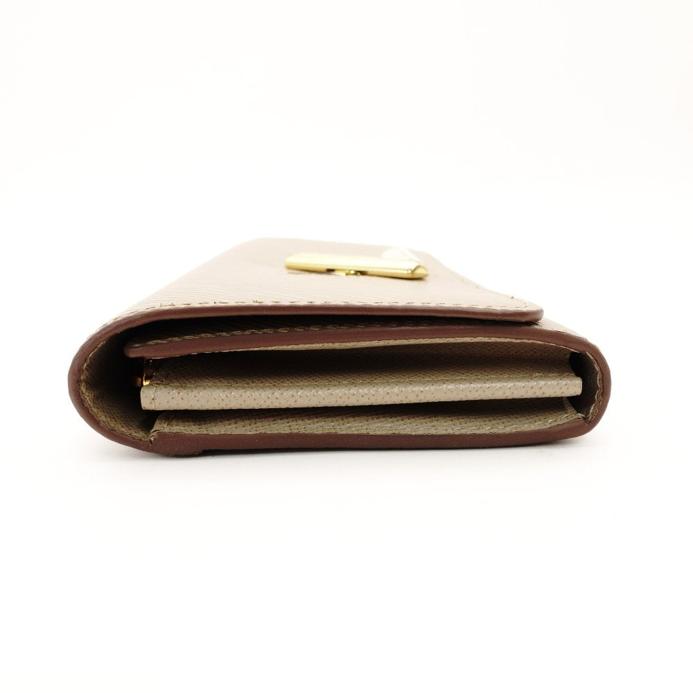 LOUIS VUITTON Epi Twist Epi Galet M67510 Beige Leather Long Wallet with Box Wallet R801578