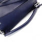 LOEWE Puzzle Small Handbag, Leather, Navy, 2-Way, Silver Hardware