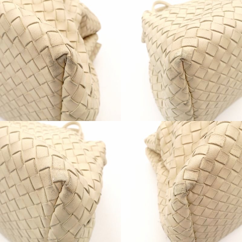 Bottega Veneta Intrecciato Roma Beige Leather Tote Bag 7-11-678